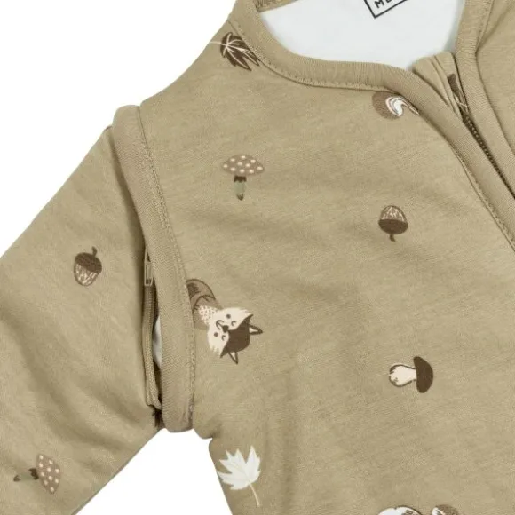Meyco Slaapzak Winter Forest Animals Sand 70 cm