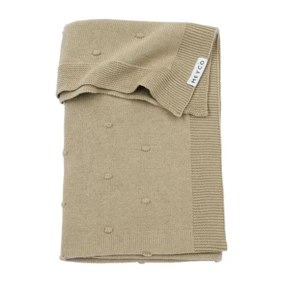 Meyco Slaapzak Winter Rib Mini Spot Toffee Melange 90 cm
