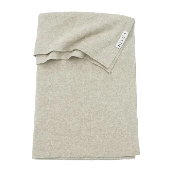 Meyco Slaapzak Winter Rib Mini Spot Sand Melange 110 cm