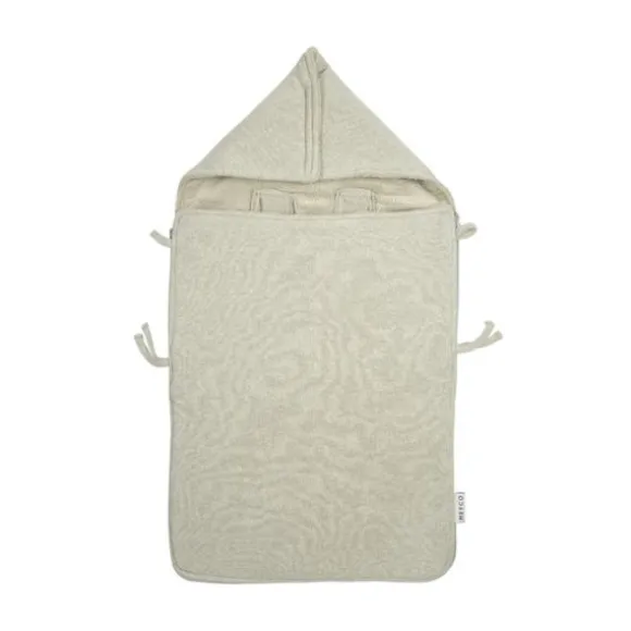 Meyco Voetenzak Knit Basic Sand Melange