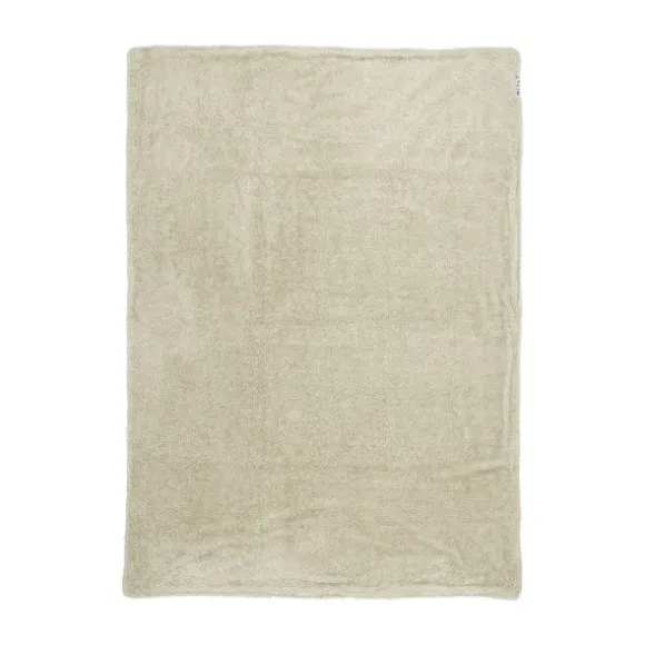 Meyco Wiegdeken Knit Basic Sand Melange Teddy 75x100cm