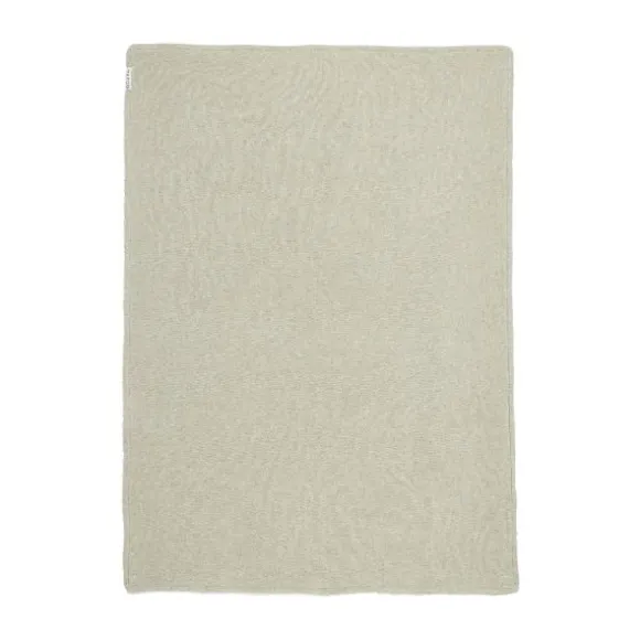 Meyco Wiegdeken Knit Basic Sand Melange Teddy 75x100cm