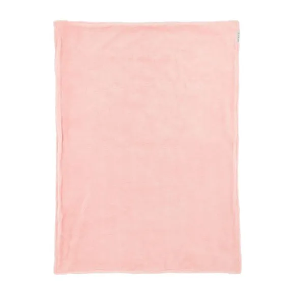 Meyco Wiegdeken Mini Knots Soft Pink Teddy 75x100cm
