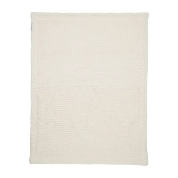 Meyco Wiegdeken Wafel Teddy Sand 75 x 100 cm
