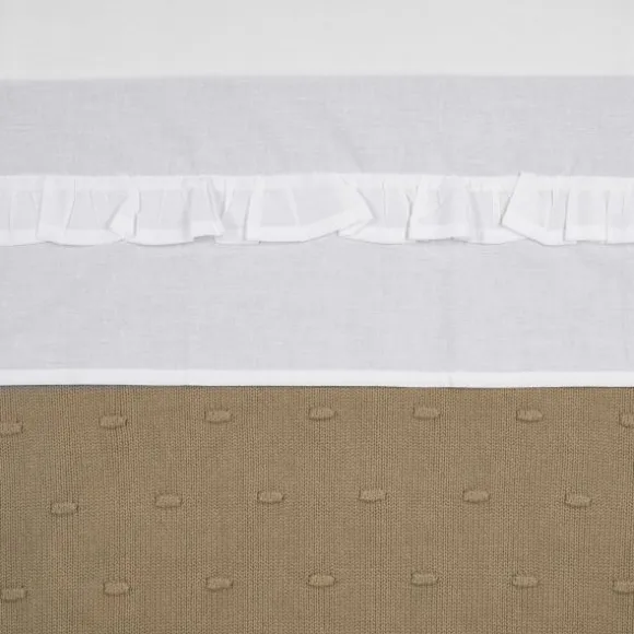 Meyco Wieglaken Bies Grijs 75 x 100 cm