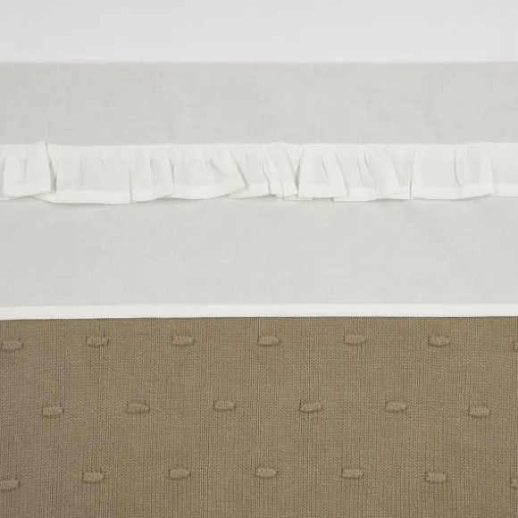 Meyco Wieglaken Bies Grijs 75 x 100 cm