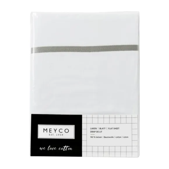 Meyco Wieglaken Bies Grijs 75 x 100 cm