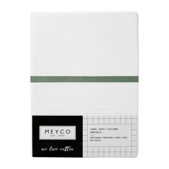 Meyco Wieglaken Bies Grijs 75 x 100 cm