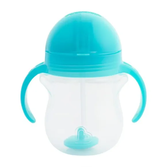 Munchkin Click Lock Tip & Sip Straw Beker - Blue
