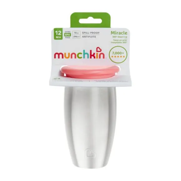 Munchkin Stainless Steel Miracle Sippy Cup - Blue