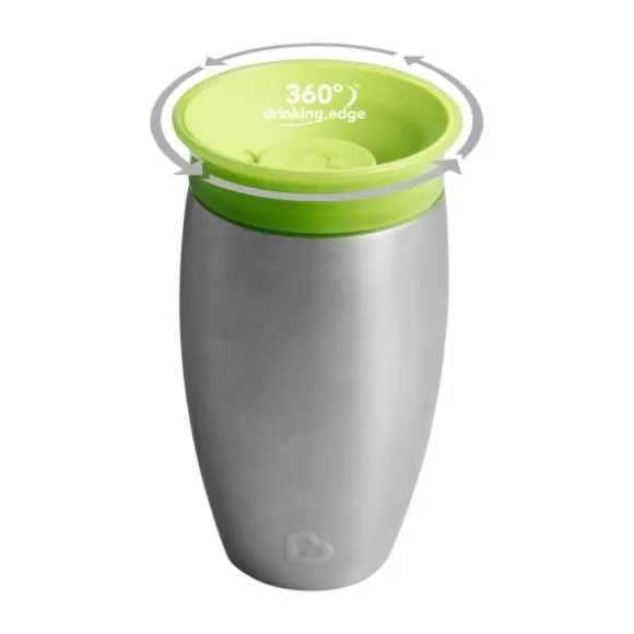 Munchkin Stainless Steel Miracle Sippy Cup - Blue