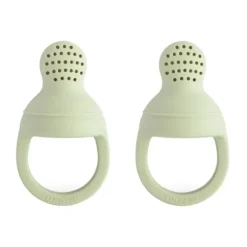 Mushie Fopspeen Clip Eva Pale Taupe