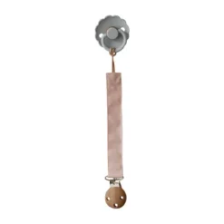 Mushie Speenkoord Linnen Olive/Shifting Sand 2-Pack
