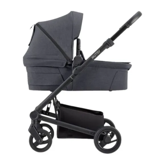 Mutsy Kinderwagen Nexo Plus Complete Black Frame - Black Grip - Black