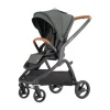 Mutsy Wandelwagen Flow Black Frame - Cognac Grip - Urban Green
