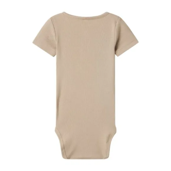 Name It Kab Button Korte Mouw Romper - Mt. 56 - Pure Cashmere