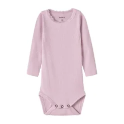 Name It Kab Lace Romper - Maat 62 - Lavender Gray