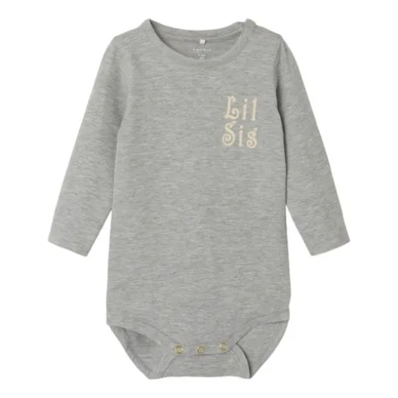 Name It Laby Lil Sis Romper - Maat 74 - Melange