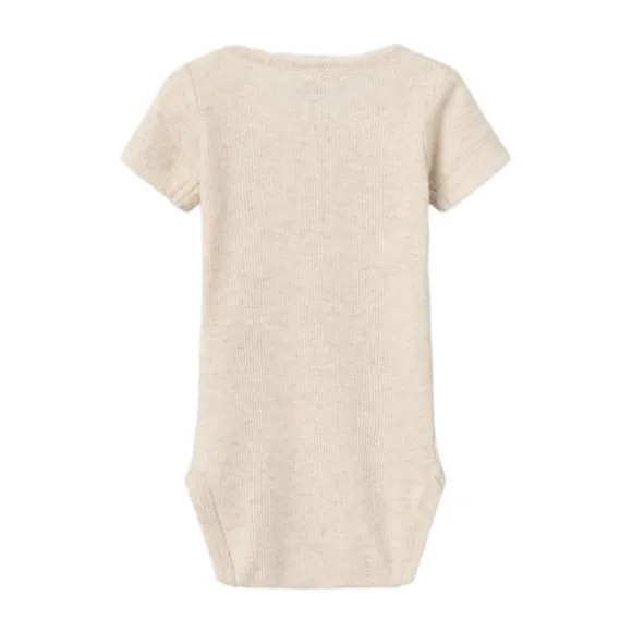 Name It Romper Kab Lace Korte Mouw Peyote Melange maat 74