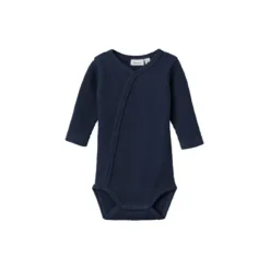 Name It Romper Overslag Waffe Dark Sapphire 74