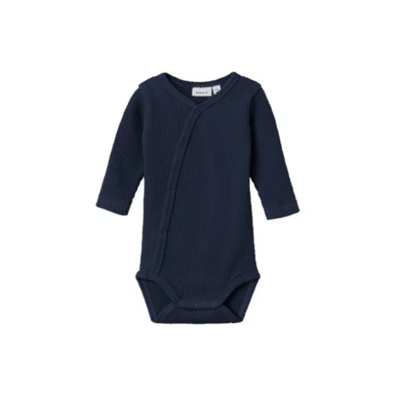 Name It Romper Overslag Waffe Dark Sapphire 74