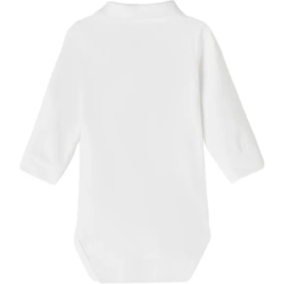 Name It Romper Polo Holger Bright White 68