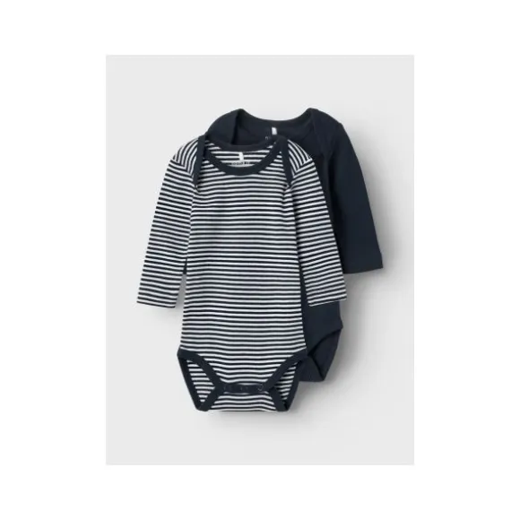 Name It Romper Stripe 2-Pack Dark Sapphire 74