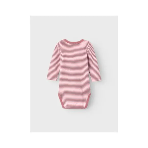 Name It Romper Stripe 2-Pack Mesa Rose 62