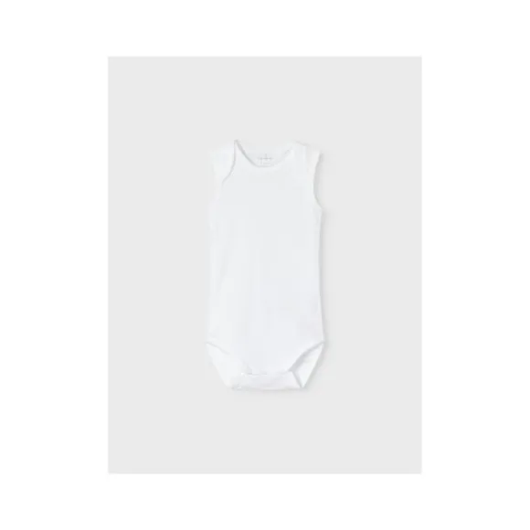 Name It Romper Zonder Mouw 3-Pack Bright White 56