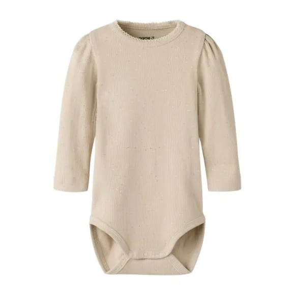 Name It Rosally Romper - Maat 68 - Cement
