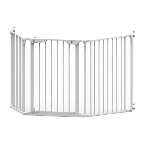 Noma 3 Panel Gate Zwart (197.5 cm)