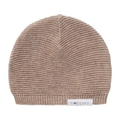 Noppies Muts Knit Rosita Taupe Melange 0-3 maanden