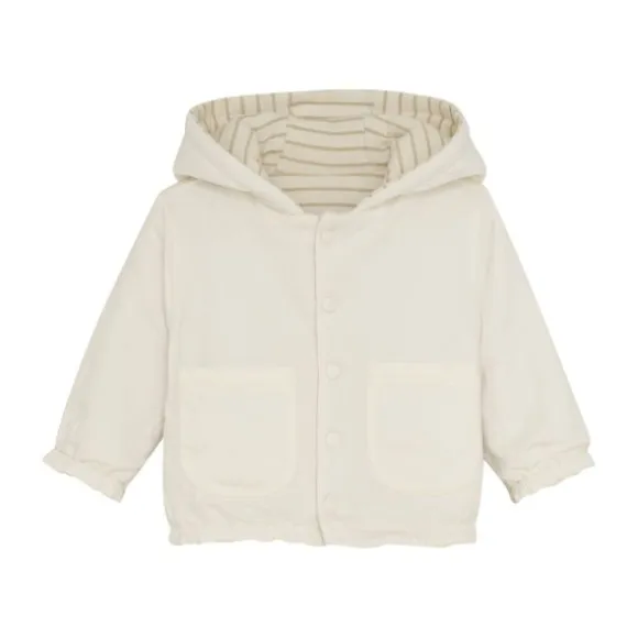 Noppies Neddie Jasje - Stripe - Maat 50 - Offwhite
