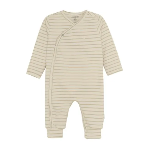 Noppies Nolan Boxpakje - Stripe - Maat 44 - Offwhite