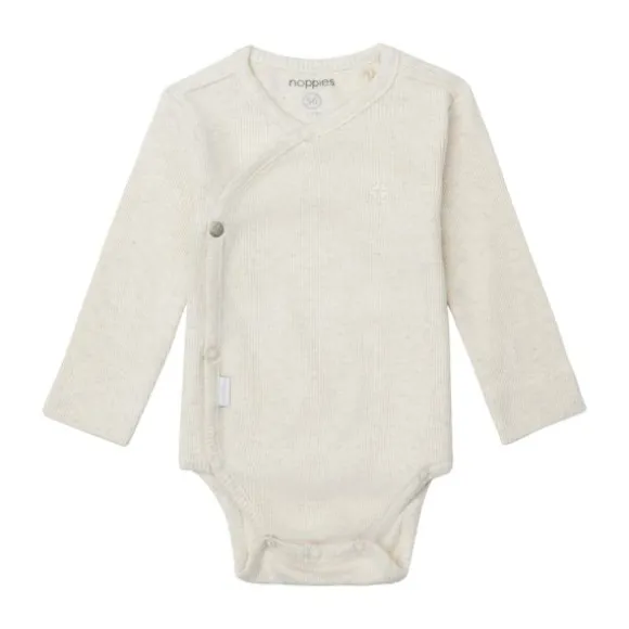 Noppies Romper Rib Nino Oatmeal 62