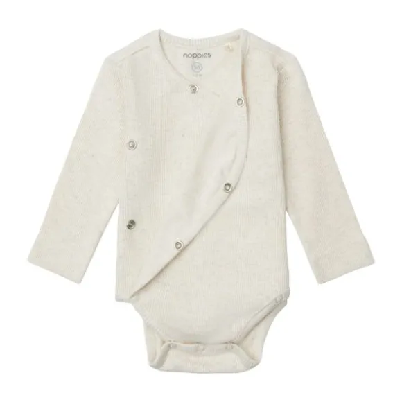 Noppies Romper Rib Nino Oatmeal 62
