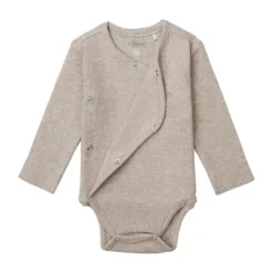 Noppies Romper Rib Nino Taupe Melange 44