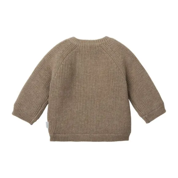Noppies Vest Knit Nevers Taupe Melange 56