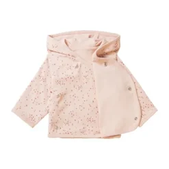 Noppies Vest Omkeerbaar Naper Print Rose Smoke 50