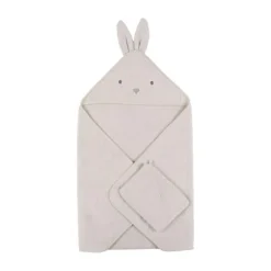 Noukie's B&M Badcape - 75 x 75 cm - Moka