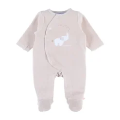 Noukie's B&M Pyjama – Maat 44 – Fluweel – Beige Bali