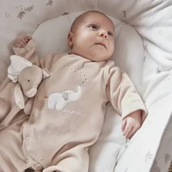 Noukie's B&M Pyjama – Maat 44 – Fluweel – Beige Bali