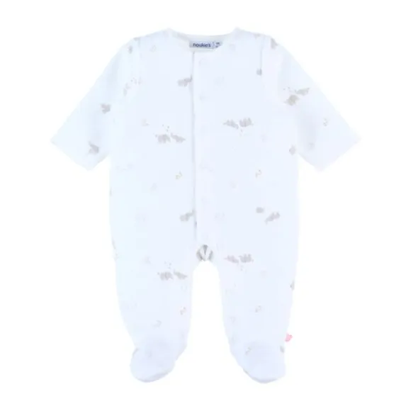 Noukie's B&M Pyjama – Maat 56 – Fluweel – Bali en Moka