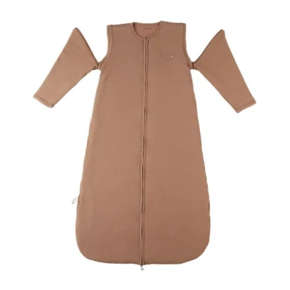 Noukie's B&M Slaapzak – 70 cm – Afritsbare mouwen – Jersey – Caramel