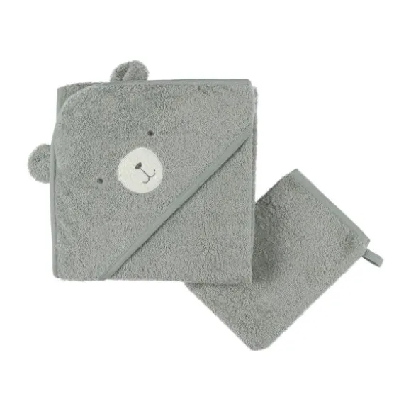 Noukie's F&O Badcape - 75 x 75 cm - Badstof - Beige