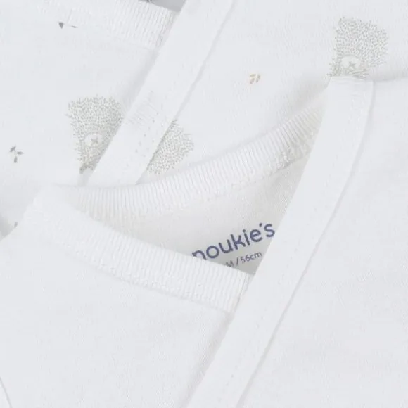 Noukie's F&O Overslagrompers - 2 Stuks - 00 Mnd - Biokatoen