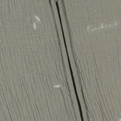 Noukie's F&O Slaapzak Met Borduursel - Maat 70 cm - Gewatteerde Mousseline - Kaki