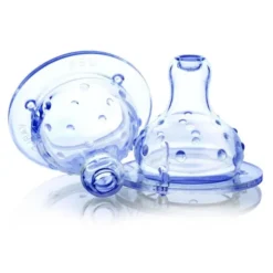 Nuby Speen Vari-Flo Zacht Siliconen Brede Hals Gepatenteerde Antikoliek 4mnd+ 2stuks