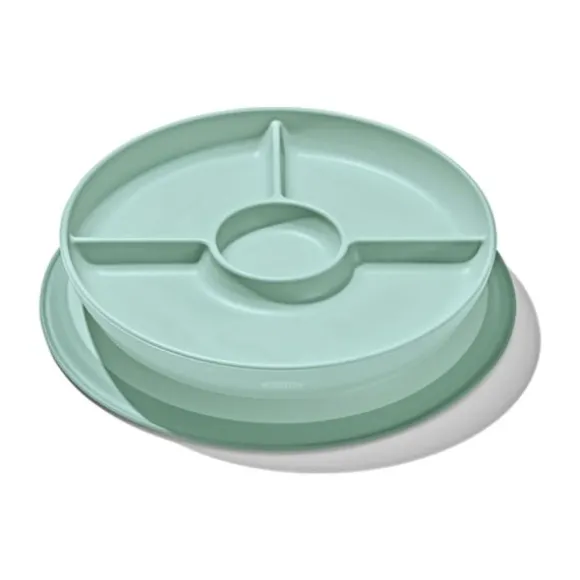 OXO Tot Bord Met 3 Vakjes Stick & Stay Blossom