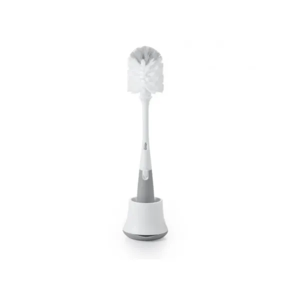OXO Tot Flessen En Spenenborstel Met Staander Grey